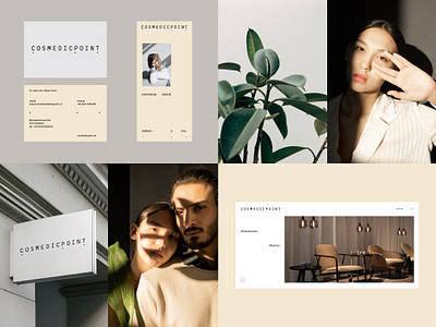 Cosmedicpoint Branding & Webdesign branding cosmetics design dots dribbble best shot graphic identity layout logo logotype modern points typography website