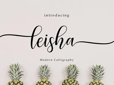 Leisha Script Calligraphy Font branding calligraphy calligraphy font display font download font elegant font font font design fonts graphic design lettering logo font logotype modern font script font script fonts signature font typeface typefaces typography