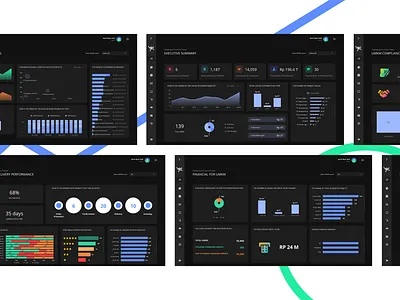 Dashboard Control Tower - Pasar Digital BUMN (Dark Mode) app bumn dark mode dark theme dark ui darkmode design freelace illustration telkom trending ui ui ux uiux ux webapp design website