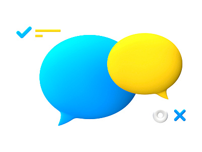 Bubles icon c4d design illustration ui