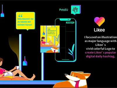 Like App social median Illu 3