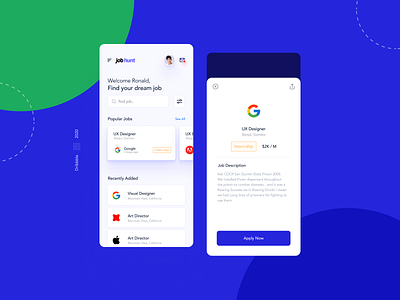 job board dribbble after effects animation app app design app interaction behance concept design dribbble job micro interaction minimal minimalism mobile app mobile ui product ui ux vacancy webdesign