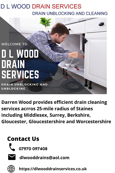 Darren Wood provides efficient drain cleaning services