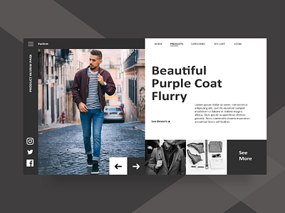 Fashion Products page design fashion fashion brand fashion design ui ux web web fashion