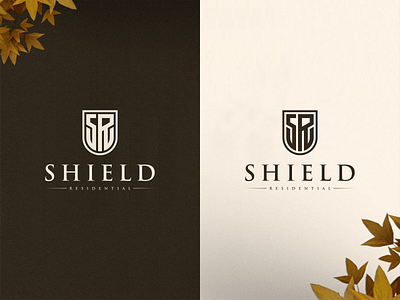 SHIELD RESIDENTAL LOGO DESIGN awesome logo best logo branding design dubai financial identity kuwait logo logoawesome logodesign logos logotype monogram monogram design monogram logo realestate residential shield logo vector