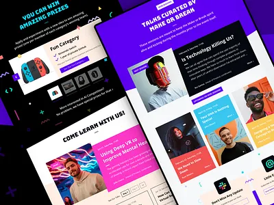 Hackathon Event Website conference developers events hackathon landingpage