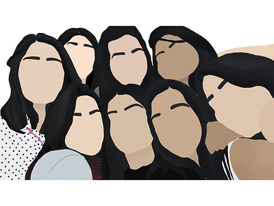 But first, a selfie 🤳🏼📸 art bestfriend friends friends of type friendship friendshipgoals group illustration love memorable memories procreate procreate art procreateapp squad