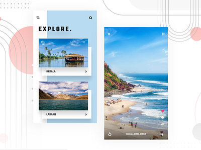 Travel Guide app app app design india mobile app travel app ui uiux