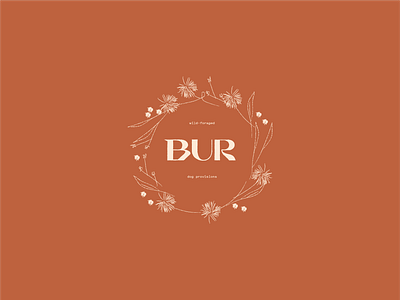 Bur Dog Provisions branding design icon illustration logo shapes
