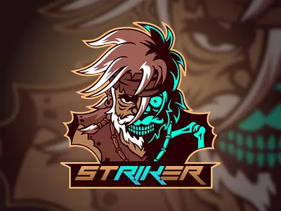 Striker art branding icon illustration illustrator logo vector