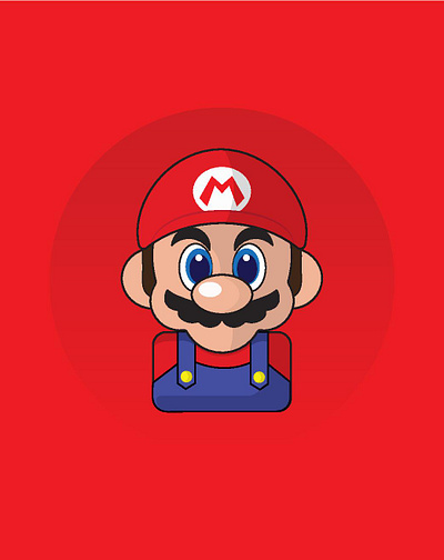 Super mario color design digital drawing game illustraion illustrator sketch super supermario vector