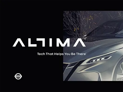 Nissan - Altima app branding icon identity illustration iphone logo mark sketch website