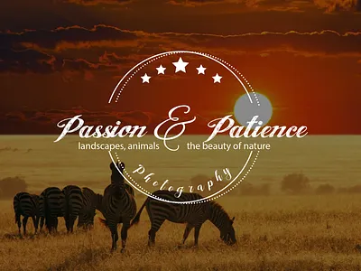 Passion & Patience logo branding branding design graphic illustration logo logo design