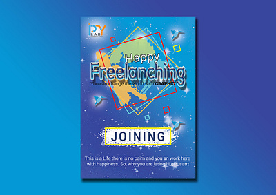Happy freelanching Banner banner branding branding design graphic