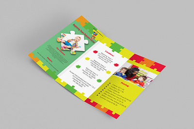 Child broucher Design banner graphic illustration ui