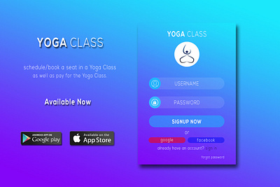 Yoga app Ui design branding branding design design graphic illustration logo ui ux