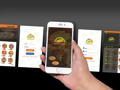 Resturent App Design branding branding design design graphic logo ui ux