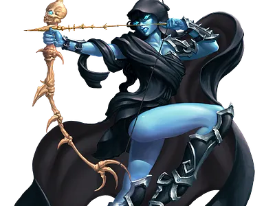 Archer Frost Giantess apple pencil archer artt commission fantasy fantasy armor frost giantes girl illustration illustration art leather armor procreate