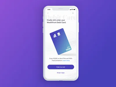 Card Ordering Screen app design branding uiux