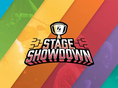 The Z's Stage Showdown boston bracket champion logo music new bedford performing arts social media sports theater tournament trophy typography vector