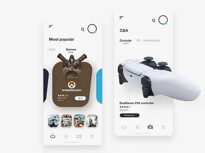 Gaming store UI concept app design game game design gaming gaming website minimal store ui uidesign uiux ux web website