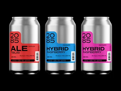 2085 craft beer art direction beer beer branding beer can beer label brand design brand identity branding clean craftbeer label labeldesign packaging packaging design technical
