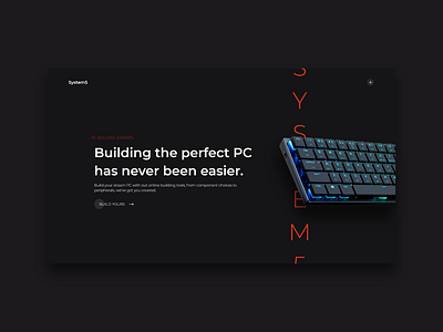 PC Building app branding clean design illustration minimal modern simple typography ui ui design web web design