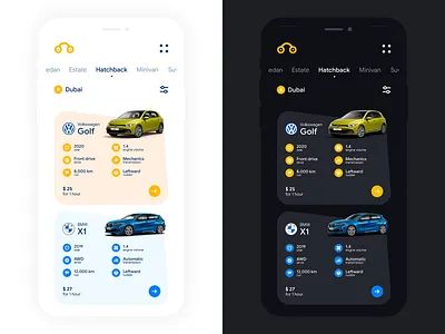 Rent a car car design figma logo mobile rent ui ux web