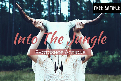 Free Into The Jungle Photoshop Actions background blend color grading colorful dual duo tone duotone effect filter gradient gradient map graphic gym halftone hipstar instagram modern overlay photoshop actions