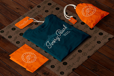Ivory Pearl apparel apparel design branding creative agency design logo logotype restaurant branding