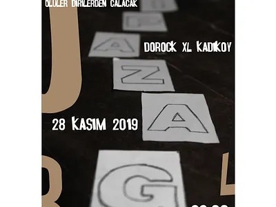 Poster Design for Gazapizm Concert concert concert poster design designer designer portfolio designers freelance freelance design freelancer gazapizm music poster poster design