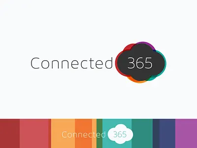 Cloud Service Logo branding cloud logo rainbow tech