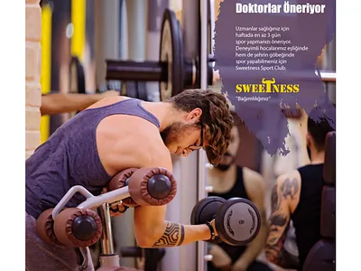 Poster Design for SweetNess Sport Club design design art designer designer logo designer portfolio designers designs freelance freelance design freelance designer freelancer sport sport club sports logo