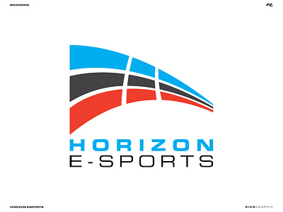 Horizon E-Sports (2019) branding design icon logo typography vector