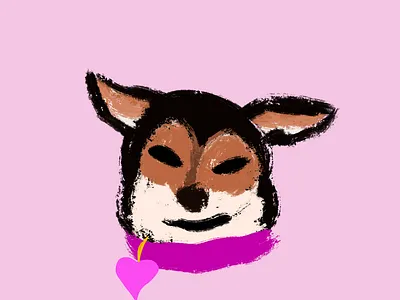 RAZOR BLADE animals cute illustration procreate pup puppies