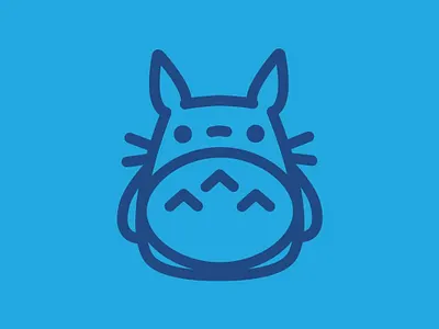 Day 3 - Totoro - 100 Icons Daily 100days design ghibli icon illustration leeayr logo minimal totoro vector
