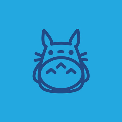 Day 3 - Totoro - 100 Icons Daily 100days design ghibli icon illustration leeayr logo minimal totoro vector