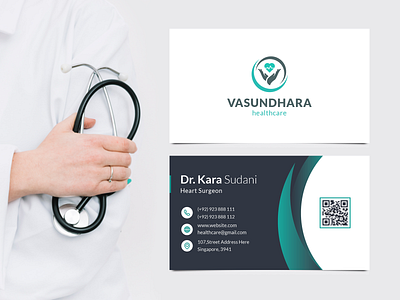 Visiting card adobe photoshop brand design branding business card business card design business card mockup business card template healthcare logo visiting card visiting card design