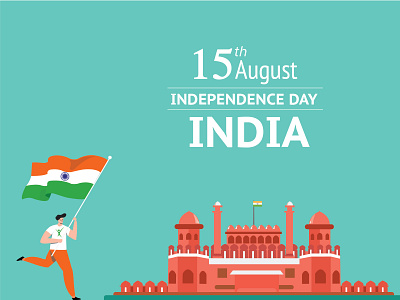 15 Aug Independence day 15 august dailyui design dribbble flag illustration design independenceday india