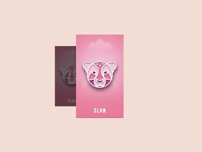 Pink Cougar Lapel Pin animal art enamel icon illustration lapel pins mark pin product design