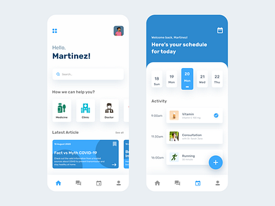 Medical App app design figma health interface medical app medical care mobile mobile design mobile ui mobileapp ui uiux