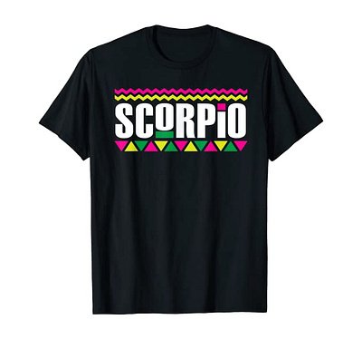 90's style scorpio tshirt 90s halloween scorpio simple t shirt