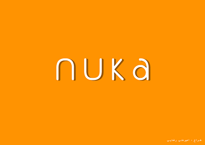 Nuka typography branding design graphic graphic design icon illustration illustrator logo logo design vector