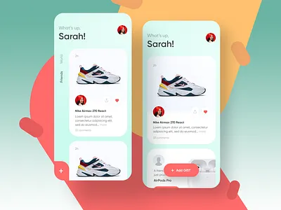 GIST App UI app app design fun gist ios mobile app share