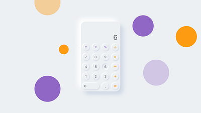 Calculator 004 calculator calculator ui dailyui design neomorphism neumorph neumorphic neumorphic design neumorphism ui ux ui design web