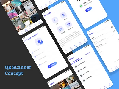 QR Scanner android app design app ios minimal mobile app qr code qr scanner ui ui ux ui design uidesign uiux userinterface ux ux design uxdesign uxui