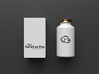 Dog supplies - Premium shampoo bottle bottle design bottle label bottle mockups branding dog dog art dog icon dog illustration dog logo logo minimal minimalist logo