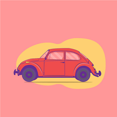 car car design flat illustration