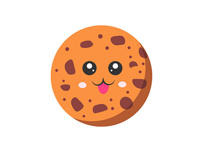 Cookie daily design flat food food and drink icon illustration illustrator vector