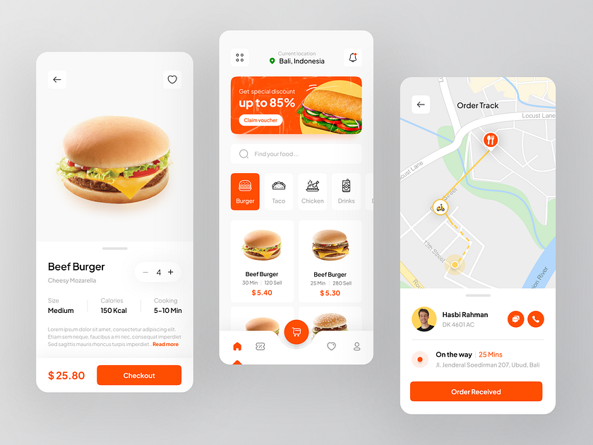 Foodama - Food delivery mobile app 🍔 by Fandhitya Giovani for Odama on ...